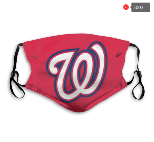 MLB Washington Nationals #4 Dust mask with filter->mlb dust mask->Sports Accessory